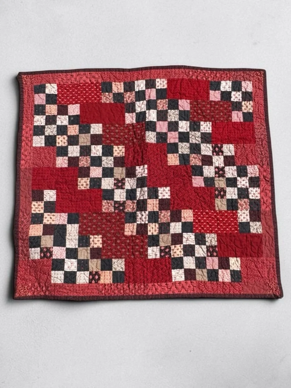 Quilt, Checkered, Handmade